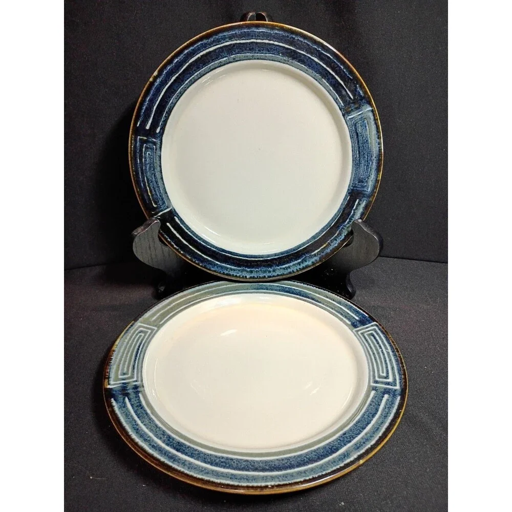 Mikasa Firesong HP300 6 Pc Plate Set Service for 2 Dinner Salad Bread Japan